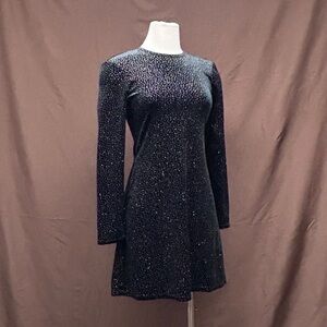 Flared mini dress y2k